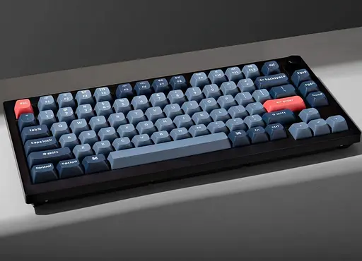 Клавіатура Keychron V1 Max 81 Key Gateron Jupiter Red Hot-Swap RGB Knob Carbon Black (V1MD1_KEYCHRON) - фото 3