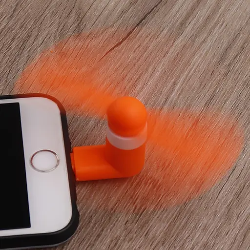 Вентилятор мобильный Lightning оранжевый - фото 3