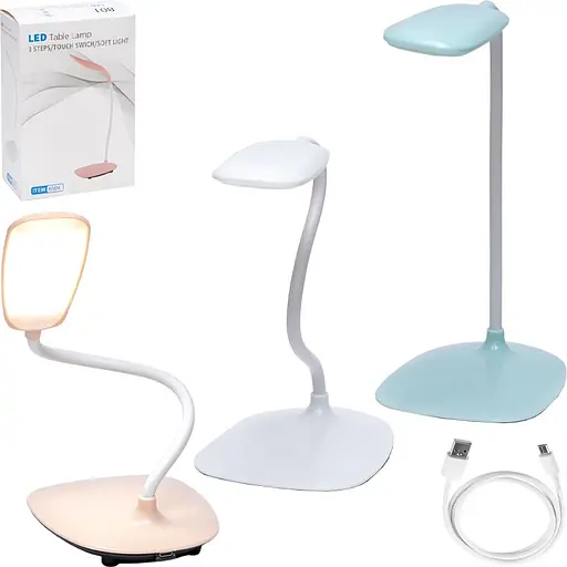 Настільна лампа led доладна sst-801 27см - фото 2