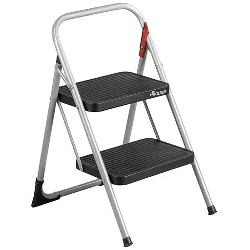Драбина Rolser Taburete M/10 UNE 2 щаблі Antracita (MET003-1021) - фото 1