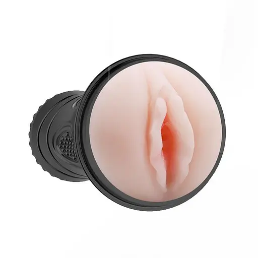 Мастурбатор Baile Cup Vibrating Pussy с вибрацией телесный - фото 3