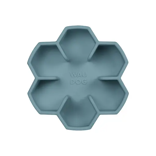 Миска для медленного кормления Waudog Silicone 450 мл серый - фото 3