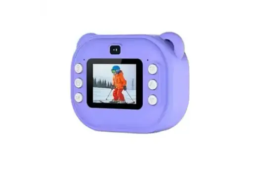 Детская цифровая фотокамера моментальной печати с термопринтером A-plus M&A-2000 Фиолетовый - фото 2