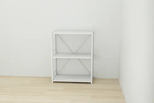 Этажерка 3/60 Ferrum-decor Серии Коннект 73x60x28 белый ДСП Белый 16мм (FRD-104260) - фото 2