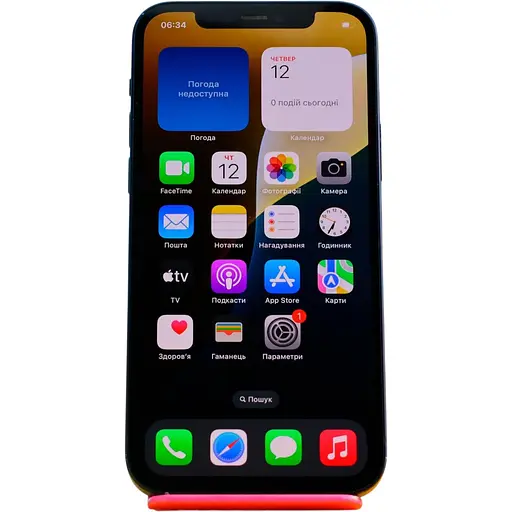 Смартфон Apple iPhone 12 256GB Black (MGJG3) Б/В [158132] - фото 1