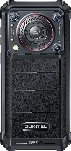 Смартфон Oulitel WP36 652" HD+ /8 ГБ/128 ГБ MT8788 /10600 мАч /13+5 Мп/ IP69K /NFC Черный - фото 5