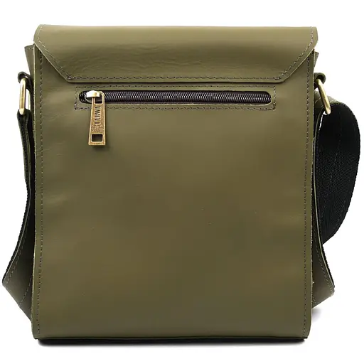 Чоловіча шкіряна сумка через плече TARWA 26х22х6 см sum0028329 - фото 3