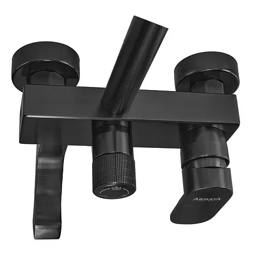 Душева система з алюмінію Armata BCG-009-J Black 3 режими CH6560, Чорний матовий - фото 4
