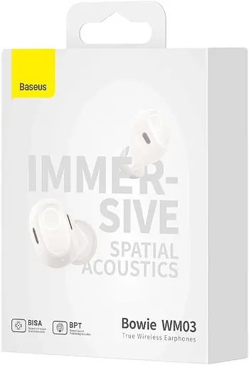 Навушники Baseus Bowie WM03 TWS creamy-white NGTW330302 - фото 4