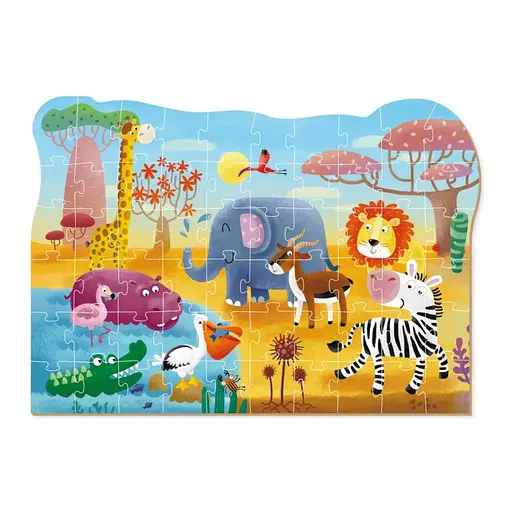 Дитячий пазл Спекотна Африка DoDo 300376, 60 ел.
