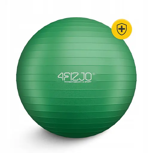М'яч для фітнесу (фітбол) 4FIZJO 55 см Anti-Burst Green (P-5907739316264) - фото 9