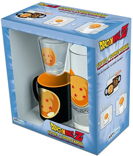 Подарунковий набір Dragon Ball Dragon Ball склянка, чарка, міні чашка - фото 1