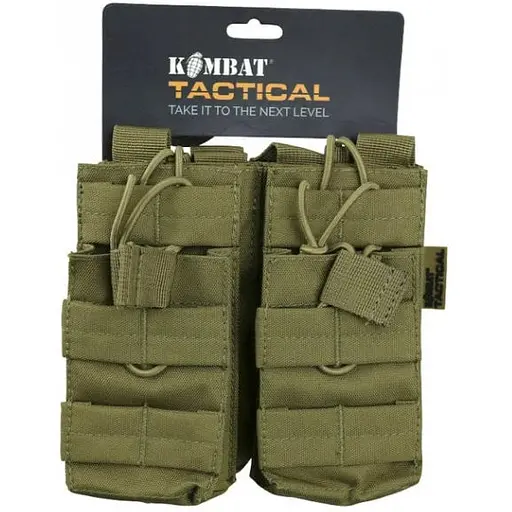 Подсумок под магазины АК Kombat UK Double DUO Mag Pouch Койот (1000-kb-ddmp-coy)