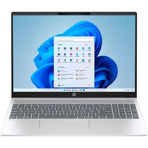 Ноутбук HP 16 OmniBook 5 16-af1013ua 2K IPS AG/U7-255U/24GB/1TB/UMA/DOS/Silver (BV5W6EA) - фото 1