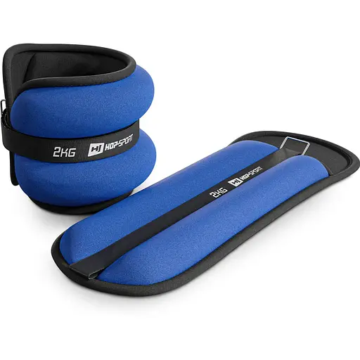 Обважнювачі для ніг та рук Hop-Sport HS-S004WB 2х2кг сині - фото 2