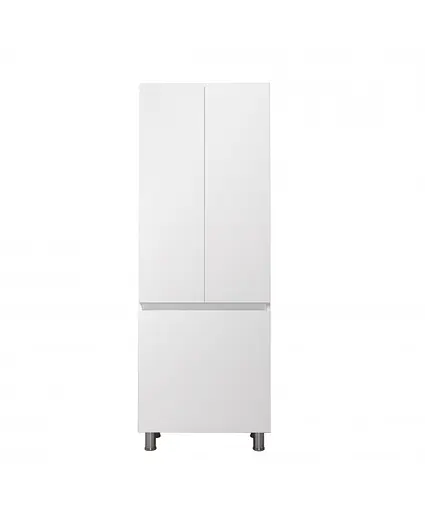 Пенал Мойдодир MoonShine П-66к білий глянсовий підлоговий, Білий - фото 2