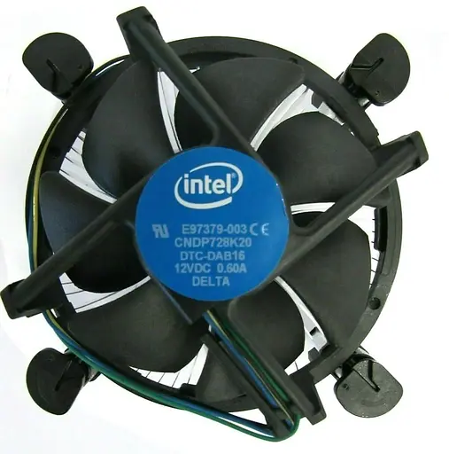 Кулер для процессора Intel BOX E97379-003 (Алюминий) 1150/1151/1155/1156 (E97379-003) ((E97379-003)) Б/у - фото 2