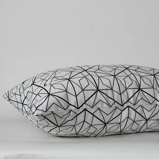 Комплект наволочок ТЕП Quadro Stars скрутка сірий 70 x 70 см (2-04245_32288) - фото 3