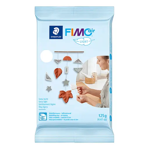Пластика самозастигаюча Fimo Air Light біла 125 г - фото 1