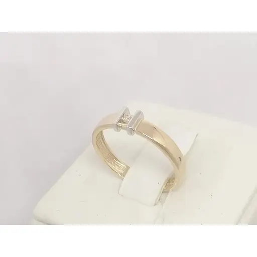 Золотые кольца Столичная Ювелирная Фабрика с фианитом. 141072КБ 16,5 - фото 2