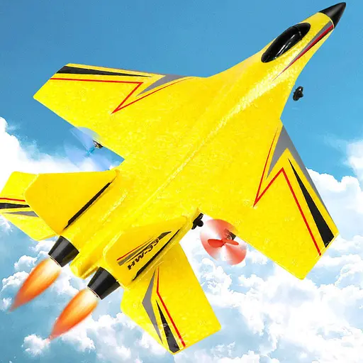 Літак на радіокеруванні SCHE HW33 New Foam Yellow - фото 5