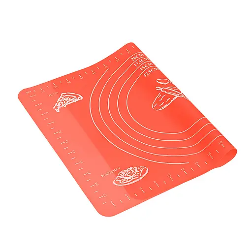 Килимок силіконовий для розкачування тіста, випічки та заморожування напівфабрикатів 25х35 см, A-plus Червоний 84613 - фото 8