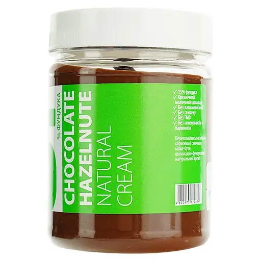 Шоколадно фундуковий натуральний крем Good Energy 300 г  - фото 2