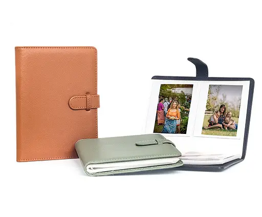 Фотоальбом для Fujifilm Instax Wide 100, 200, 210, 300, 400, Link Wide Wide EVO Polaroid 600 на 80 фото зелений  - фото 2