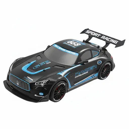 Радиоуправляемая Машина Дрифт YF 668 RC 4-02, 4WD, 2 Комплекты Колес, Пара, Акум. 7.4V, Синяя