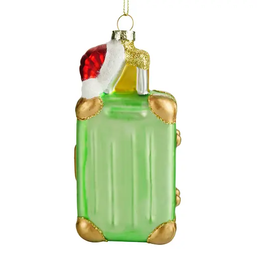 Прикраса ялинкова Handicraft Валіза скло - фото 5