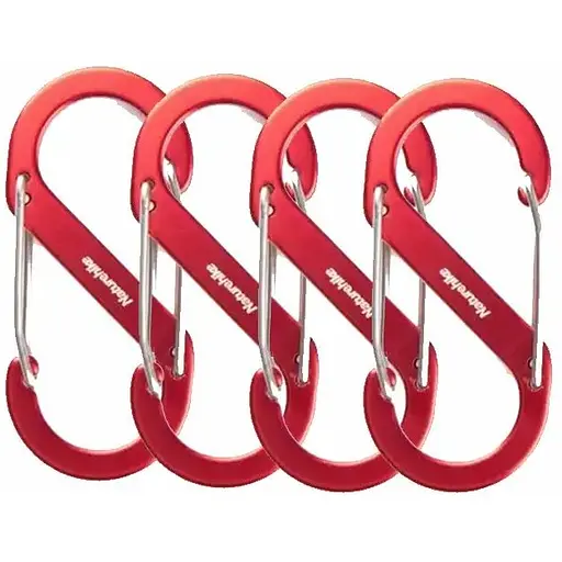 Карабіни Naturehike S-type NH20GS004 4 см 4 шт. (1047-6927595747100)