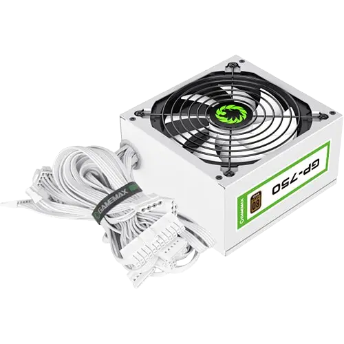 Блок питания GameMax GP-750 750W 80+ Bronze White (GP-750 White) - фото 2
