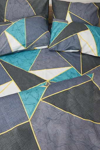 Набор наволочек Moon&Star Мікросатин Premium Triangles 60х60 см 2 шт - фото 3