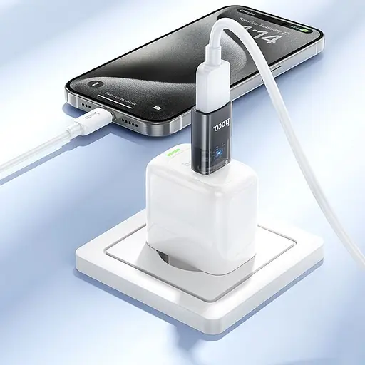 Перехідник Hoco UA36B USB-C Male to USB-A Female OTG Black [140337] - фото 6