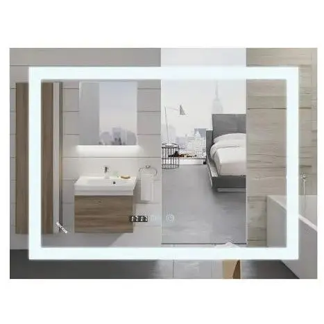 Дзеркало Mixxus Warm MR02-120x80 (годинник, LED-підсвічування, антизапотівання) (MI6001) - фото 1