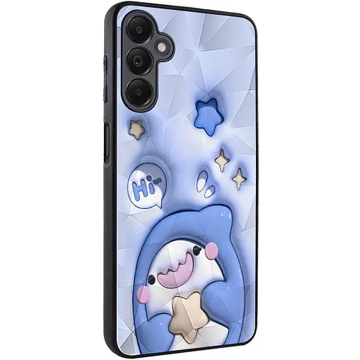 TPU+PC чохол Epik Prisma Fluffie для Samsung Galaxy A26 5G Shark - фото 2