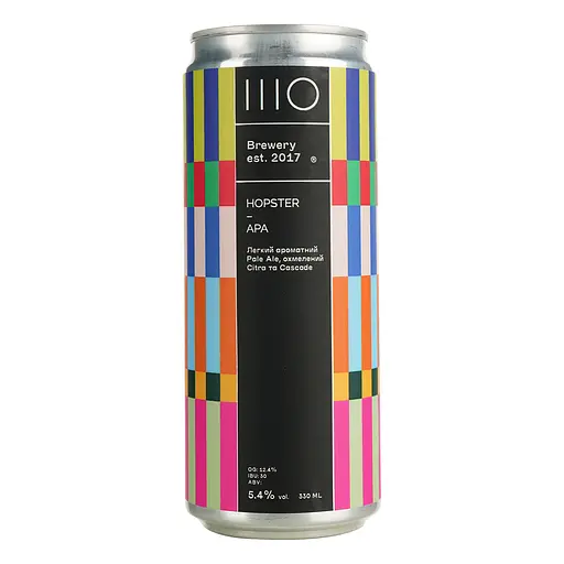 Пиво Sho Brewery Hopster светлое 5.4% 0.33 л ж/б - фото 2