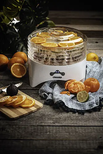 Сушильный аппарат для овощей фруктов грибов Mesko MS 6657 5 лотков мощность 800 Вт - фото 6