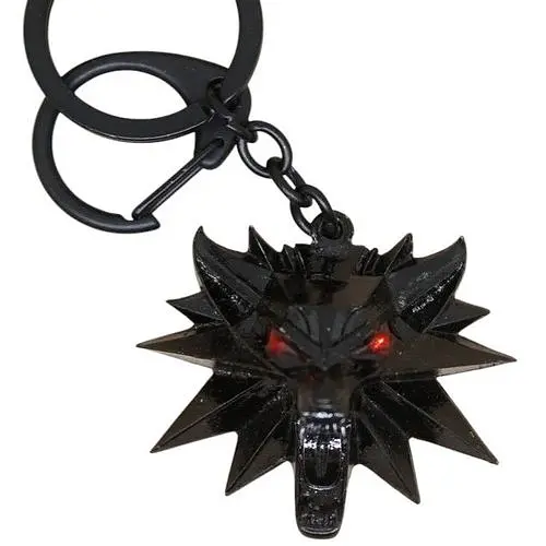 Брелок GeekLand Відьмак 3 The Witcher чорний - фото 1