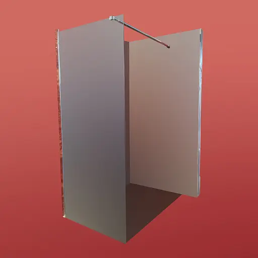 Душова перегородка Koer SR SP01-100x200-TR-01 Walk-In прозоре скло Easy Clean 8 мм, хром KR5393, прозоре, хром - фото 6