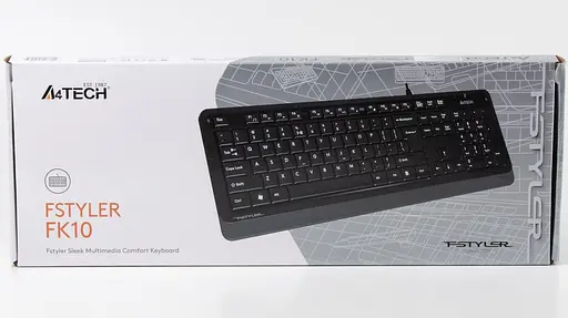 Клавіатура A4Tech Fstyler FK10 USB Black/Grey (FK10 (Grey)) - фото 4