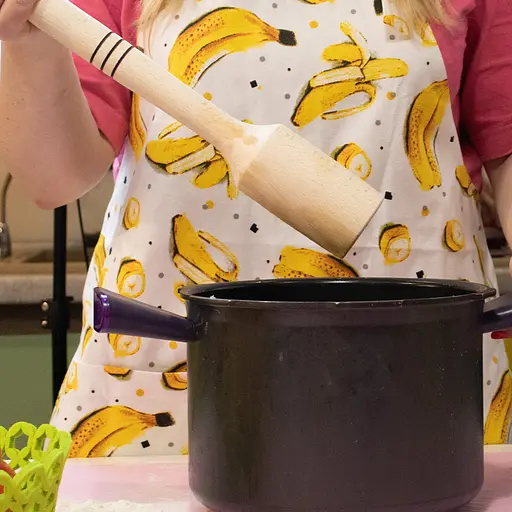 Набор толкушек макогонов картофелемялок фигурных для картошки деревянных (3 штуки), Woodly Бежевый 84903 - фото 5