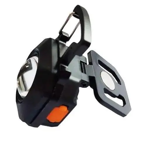 Міні ліхтарик брелок Rablex RB-438 COB білий жовтий червоне світло кишеньковий з карабіном відкривачкою IP44 - фото 3