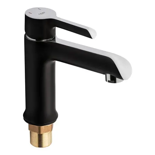 Смеситель для умывальника Qtap Grand BCR 001F Черный матовый - фото 1