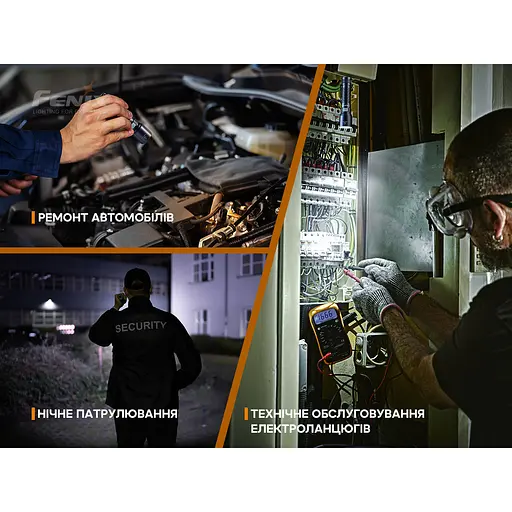 Ліхтар ручний Fenix C6 V3.0 лімітована серія (Жовтогарячий)) - фото 9