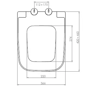 Сиденье для унитаза NKP Dolce с крышкой и функцией микролифта 0406 - фото 6
