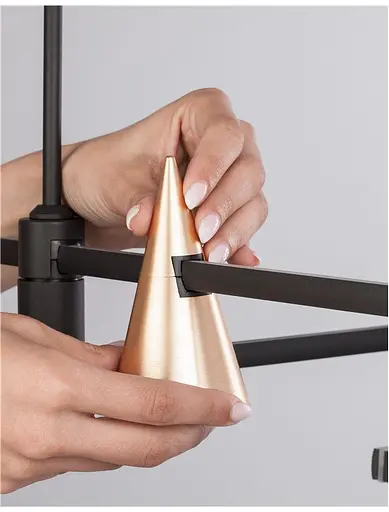 Магнітний світильник Nova Luce CONO 9090286 - фото 7