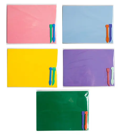 Досточка для пластиліну + 2 стеки для ліплення SMART Line ZB.6912-99 Zibi (4823078981455) МІКС - фото 1