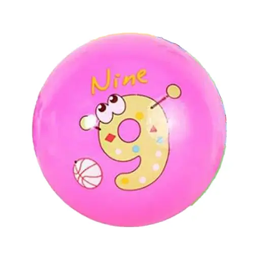 М’яч, BT-PB-0185, 60 г, 9 дюймів, цифри (В асортименті)