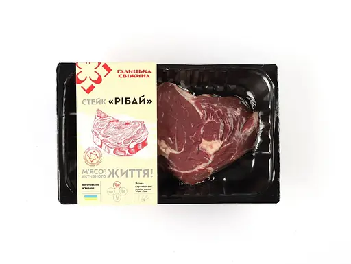 Стейк Галицкая Свежина Рибай из говядины, 500 г